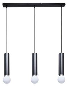 ITALUX PND-33849-3-BK - Lustru suspendat pe cablu MACERA 3xE27/40W/230V negru