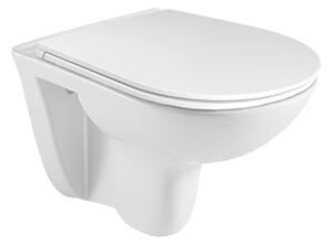 Mereo Mereo, WC suspendat, FĂRĂ BORDE, 530x355x360, ceramică, incl. scaune, MER-VSD81S2