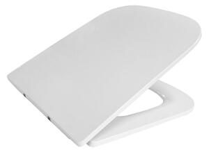Mereo Mereo, scaun WC pătrat cu închidere automată, SLIM, MER-CSS118S