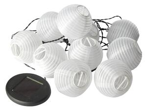 Eglo 780347 - Ghirlandă solară LED, 10 LED, 4,3 m, 300 mAh, IP44