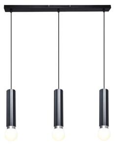 ITALUX PND-33849-3-BK - Lustru suspendat pe cablu MACERA 3xE27/40W/230V negru