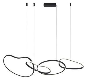 ITALUX PND-22412-S4-BK - Lustră LED suspendată pe cablu FONTE, 60W/230V, negru