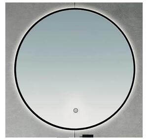 Brilagi - Oglindă LED pentru baie VENA BLACK, 100 cm, LED 32W, 230V, IP44, CRI 90, reglabil + CCT