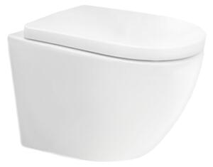 Mereo Mereo, WC suspendat cu hotă, Smart Flush RIMLESS, 495x360x370, ceramică, incl. scaune CSS115SN, MER-VSD82T2