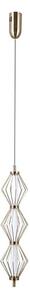 ITALUX PND-34403-3V-HBR - Candelabru LED suspendat pe cablu SEVILLA, 15W, 230V, 3000K, auriu
