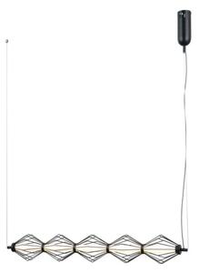 ITALUX PND-34403-5-BK - Lustră suspendată LED SEVILLA, LED/25W/230V, 3000K, negru
