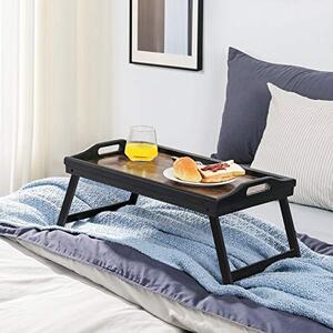 Raft pentru mic dejun, Songmics, Negru, 50x30x26 cm