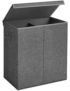 Cos de rufe, Songmics, Gri, 60x36x66 cm