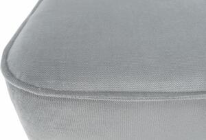 Taburet modern RUFINO, gri deschis, 50x40x50 cm