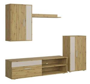 Mobilier living BENSON, stejar artisan/casmir, PAL