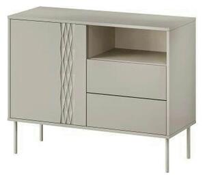 Comoda TRESSE, bej, PAL laminat, 100x40x75 cm