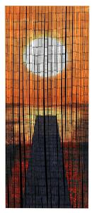 Cortină din bambus Sunset, 90x200 cm