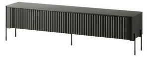 Comoda TV VERA, negru, PAL laminat, 190x40x50 cm