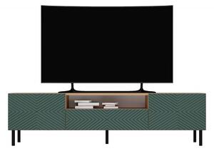 Shannan MIX RTV KAMA160 comoda TV, 43x160x40 cm, stejar-verde