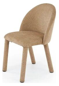 Scaun K598, stofa maro, 51x56x83 cm