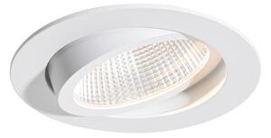 Spot integrat alb 9,5 cm inclusiv LED 1300 lm reglabil IP23 - Gaius