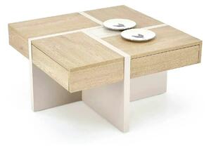 Masuta cafea SEVILLA S, stejar cremona/casmir, PAL, 80x80x43 cm