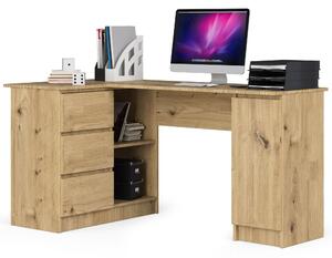 Masă PC de colț Bevin (Stejar artisan) (S). Promo -17%. 1152065