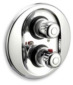 Novaservis Aquamat, baterie baie cu termostat sub tencuiala, pentru 2 iesiri, crom 2650R,0