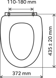 Novaservis - Scaun WC, MDF cu imprimeu, balamale metal-crom, WC/SOFTSTONE1