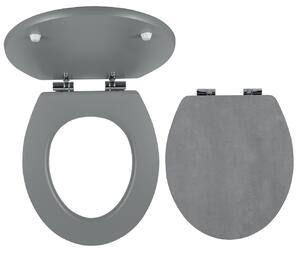 Novaservis - Scaun WC, MDF cu imprimeu, balamale metal-crom, WC/SOFTSTONE2