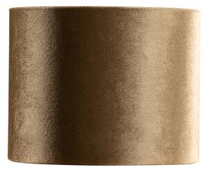 Abajur din catifea bronz cu interior auriu 18/18/14