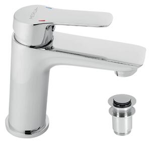 Novaservis Metalia 54, baterie chiuveta cu dop de scurgere tip ClickClack h-155, crom, 54002-0