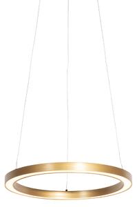 Lampă pendantă aurie 40 cm cu LED inclus, cu reglare a luminii în 3 trepte - Girello