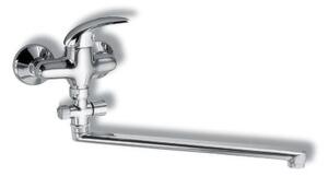 Novaservis Metalia 55, baterie panou fara accesorii 150 mm, crom, 55072/1.0