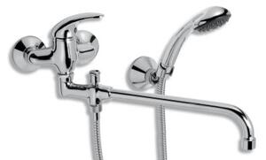 Novaservis Metalia 55, baterie panou baie 100 mm, crom, 55037.0
