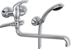 Novaservis Metalia 55, baterie panou baie 100 mm, crom, 55075.0
