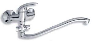 Novaservis Metalia 55, baterie panou fara accesorii 100 mm, crom, 55033/1.0