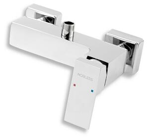 Novaservis Nobless EDGE, baterie duș fără accesorii racord superior 150 mm, crom, 36062/1.0