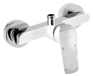 Novaservis Nobless Tina, baterie duș fără accesorii, alb, 38062/1,1