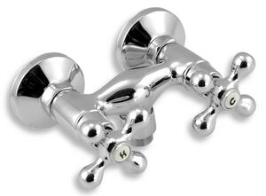 Novaservis Retro II, baterie de duș fără accesorii 100 mm, crom, 99164/1.0