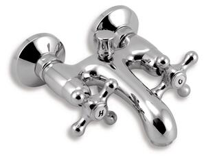 Novaservis Retro II, baterie cadă fără accesorii 100 mm, crom, 99124/1.0