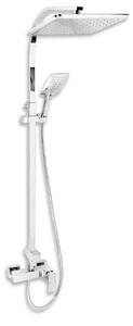 Seturi de dus Novaservis - Set de dus Edge cu robinet, racord superior de dus, crom, SET069/36.0