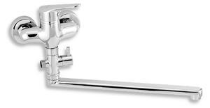 Novaservis Titania Iris New, baterie panou fara dus 100 mm, crom, 94473/1.0