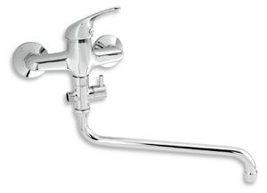 Novaservis Titania Iris, baterie panou fara dus 150 mm, crom, 92271/1.0