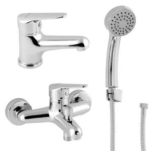 Novaservis Titania Iris Nou, set cadă baie cadă, crom, SADA94420