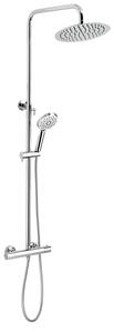 Novaservis Titania Pure, set dus + robinet termostatic 90362/1,0, crom, SET032/TER-0