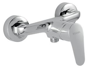 Novaservis Titania Simply, baterie duș fără accesorii 150 mm, crom, 90161/1-0