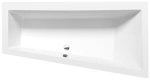 Polysan Polysan, cadă asimetrică ANDRA R 160x90x45cm, alb, 81541