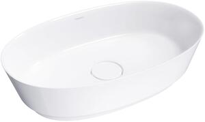 Omnires Neo M+ lavoar 60x36 cm oval de blat alb NEOUNBP