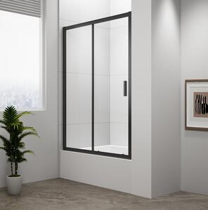 Polysan Polysan, usa de dus DEEP BLACK 1100x1650mm, sticla transparenta, MD1116B