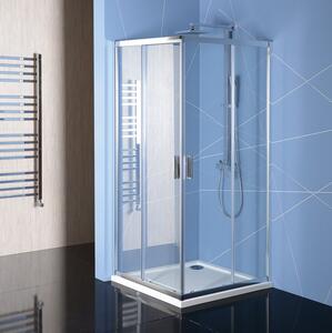 Polysan Polysan, paravan de duș dreptunghiular EASY LINE 900x800mm, sticlă transparentă, EL5315