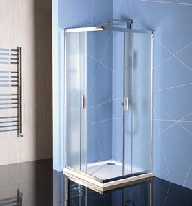 Polysan Polysan, paravan de duș pătrat EASY LINE 900x900mm, sticlă BRICK, EL5138