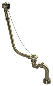 Polysan Polysan, set de cadă RETRO pentru instalare în exterior, lanț, incl. sifon, bronz, 71690