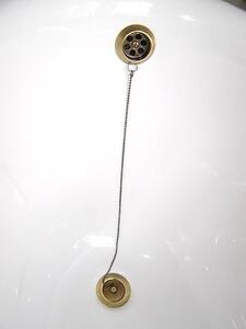 Polysan Polysan, set de cadă RETRO pentru instalare în exterior, lanț, incl. sifon, bronz, 71690