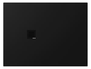 Polysan Polysan, cadita de dus TRENECA din marmura turnata cu posibilitate de reglare a dimensiunii 120x90cm, negru mat, 84307.21